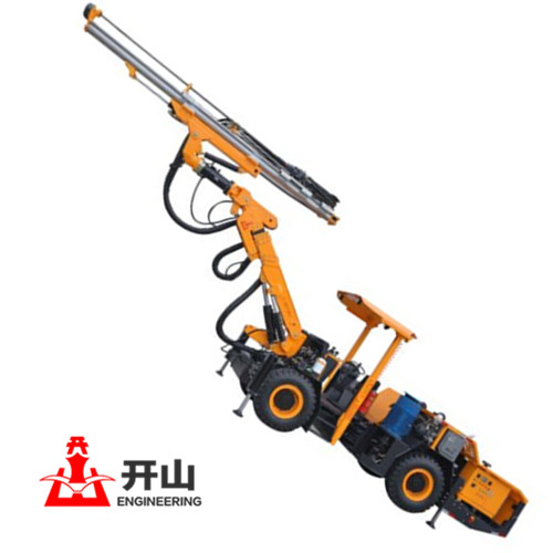 開山全液壓鑽機在海南石碌鐵礦